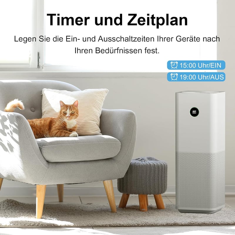 EIGHTREE ET21 Smart WiFi Okoskonnektor 4 db, Alexa és Google Home kompatibilis