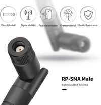 Eightwood 2.4G/5.8G WiFi antenna 12dBi mágneses talppal routerhez 2