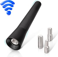Eightwood 6,5 cm-es Rövid Autó Tetőantenna Erős FM/AM/DAB Vétel Funkcióval - Univerzális Mini Rádióantenna Gépjárművekhez 1