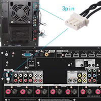 Eightwood AM hurok antenna 3 tüskés csatlakozó Sony Sharp HiFi vevőhöz 6
