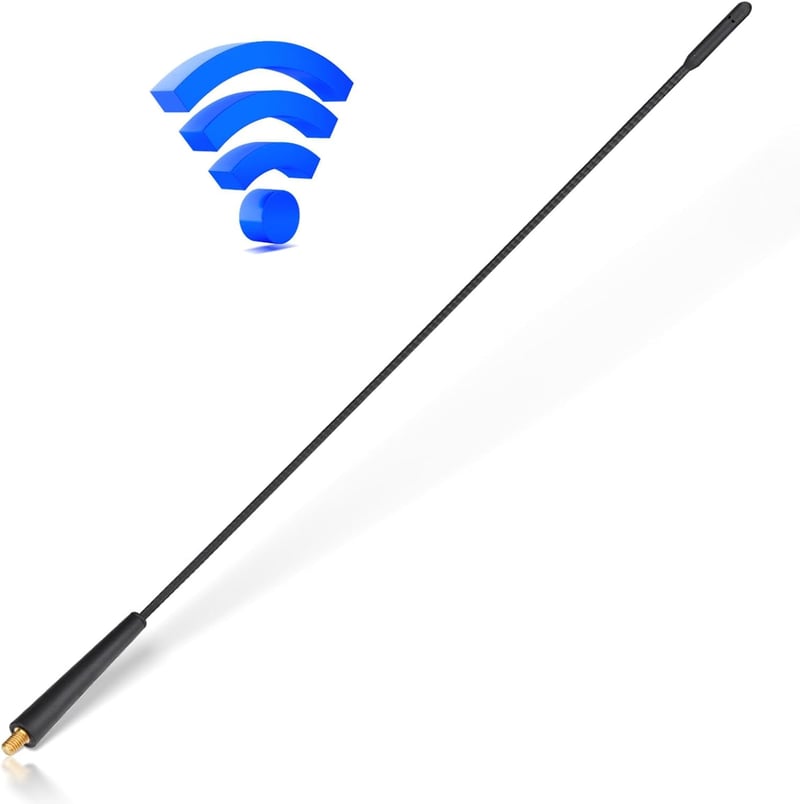 Eightwood Autó Antenna 41cm Univerzális Tetőantenna FM AM DAB Rádió M6 Adapter Csatlakozóval