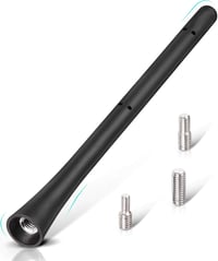 Eightwood Autó Tetőantenna 18,5 cm - Rövid FM/AM/DAB Rádióantenna Erős Vételi Funkcióval, Univerzális Kompatibilitás 1