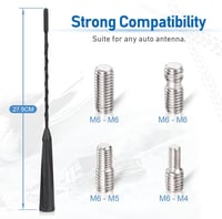 Eightwood univerzális autó tetőantenna FM/AM/DAB - 27,5 cm 2
