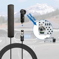 Eightwood Autórádió Antenna - Univerzális FM Szélvédő Antenna 3m Kábellel, DIN-ISO Adapterrel - Autókhoz, Teherautókhoz

AI: I've created a  3