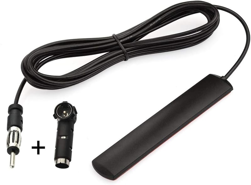 Eightwood Autórádió Antenna - Univerzális FM Szélvédő Antenna 3m Kábellel, DIN-ISO Adapterrel - Autókhoz, Teherautókhoz

AI: I've created a 