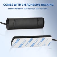 Eightwood DAB+ Autóantenna SMA Adapter Szélvédő Ragasztható 3m Kábel Pioneer Kenwood Alpine 2