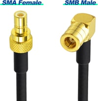 Eightwood DAB+ SMB antenna adapter kábel autórádióhoz 5m RG174 2