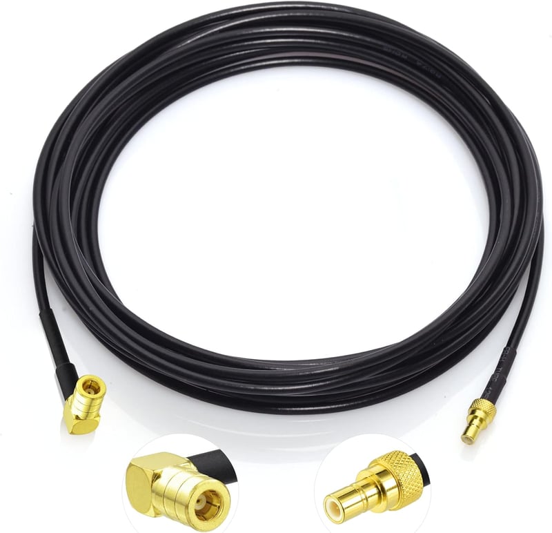 Eightwood DAB+ SMB antenna adapter kábel autórádióhoz 5m RG174