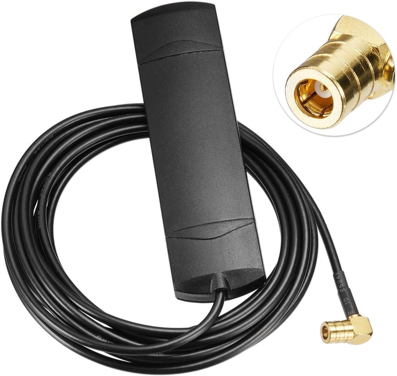 Eightwood DAB+ Szélvédő Antenna 17dBi - 3M SMB Kábellel Pioneer, Alpine, Clarion Digitális Rádióhoz, FM/AM Tunerhez