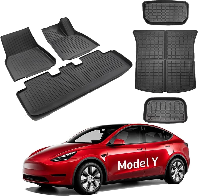 Einesin Model Y gumiszőnyeg szett 2021-2024 vízálló 6 részes