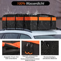 Einesin Összecsukható Tetőbox 600l 132x100x43cm, Tetőcsomagtartó Autóhoz, SUV-hez, Furgonhoz 3