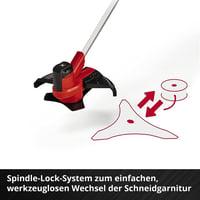Akumulátorová strunová kosačka a krovinorez Einhell AGILLO 18/200 Power X-Change 18V s automatickým podávaním struny, bez akumulátora a nabíjačky, používaný 9
