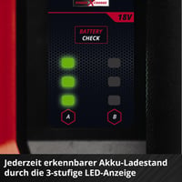 Akumulátorové záhradné čerpadlo Einhell AQUINNA 18/30 F LED Power X-Change 18V, 3000 l/h, s 2 slotmi na akumulátory, režimami ECO/BOOST a predfiltrom, bez akumulátora 7