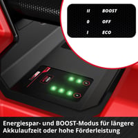 Akumulátorové záhradné čerpadlo Einhell AQUINNA 18/30 F LED Power X-Change 18V, 3000 l/h, s 2 slotmi na akumulátory, režimami ECO/BOOST a predfiltrom, bez akumulátora 8