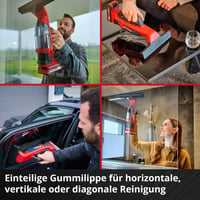 Aparat de curățat geamuri cu acumulator Einhell BRILLIANTO - Ștergător de geamuri fără fir 6