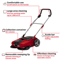 Einhell 18V PXC Akkus Elektromos Seprőgép - Akku és Töltő Nélkül 3