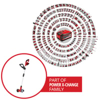 Einhell GC-CC 18 Li Kit Power X-Change akumulatorski čistač fuga s baterijom od 18V 2,0 Ah i punjačem, s izmjenjivim najlonskim i čeličnim žičanim četkama. 2