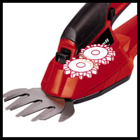 Foarfecă pentru iarbă și gard viu cu acumulator Einhell GC-CG 18 Li-Solo 18V - lățime tăiere iarbă 100 mm, lungime tăiere gard viu 200 mm, fără acumulator și încărcător 6