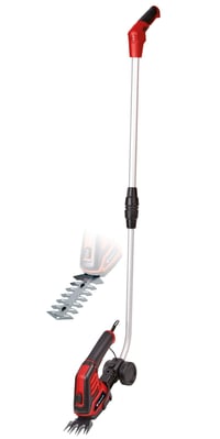 Akumulátorové nožnice na trávu a kríky Einhell GC-CG 3.6/70 Li – 3,6 V, 2,0 Ah, 70 mm čepeľ na trávu, 110 mm čepeľ na kríky, teleskopická rukoväť 1