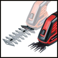 Akumulátorové nožnice na trávu a kríky Einhell GC-CG 3.6/70 Li – 3,6 V, 2,0 Ah, 70 mm čepeľ na trávu, 110 mm čepeľ na kríky, teleskopická rukoväť 2