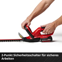Akumulátorové nožnice na živý plot Einhell GC-CH 1846 Li-Solo Power X-Change, 18 V, dĺžka strihu 46 cm, rozstup zubov 15 mm, bez akumulátora 7