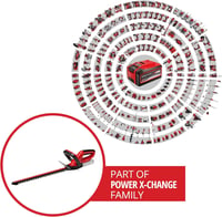 Akumulátorové nožnice na živý plot Einhell GC-CH 1846 Li-Solo Power X-Change, 18 V, dĺžka strihu 46 cm, rozstup zubov 15 mm, bez akumulátora 3