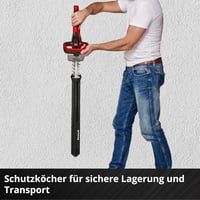 Akumulátorové nožnice na živý plot Einhell GC-CH 1855/1 Li Kit 9