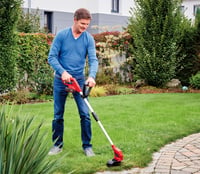 Einhell GC-CT 18/24 Li akumulatorska kosilica za travu – širina reza 24 cm, 18 V PXC, teleskopska drška, 20 plastičnih noževa, štitnik za cvijeće (Flowerguard), bez baterije 4