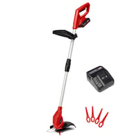 Akumulátorová strunová kosačka Einhell GC-CT 18/24 Li Power X-Change, 18 V, s 2,0 Ah akumulátorom a nabíjačkou, s ochranou kvetov Flowerguard a teleskopickou rukoväťou. 1
