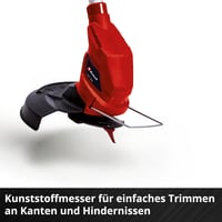 Akumulátorová strunová kosačka Einhell GC-CT 18/24 Li Power X-Change, 18 V, s 2,0 Ah akumulátorom a nabíjačkou, s ochranou kvetov Flowerguard a teleskopickou rukoväťou. 5