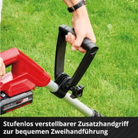 Akumulátorová strunová kosačka Einhell GC-CT 18/24 Li Power X-Change, 18 V, s 2,0 Ah akumulátorom a nabíjačkou, s ochranou kvetov Flowerguard a teleskopickou rukoväťou. 4