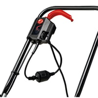 Elektrická kosačka Einhell GC-EM 1000/32 – 1000 W, šírka záberu 32 cm, pre plochy do 300 m², 30 l zberný kôš, výška kosenia 30–70 mm, sklopná rukoväť 7