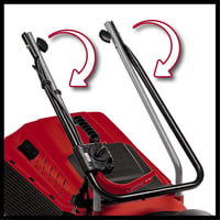 Einhell GC-EM 1032 elektromos fűnyíró 1000 W, 300 m² gyepfelületig, 3 fokozatú vágásmagasság-állítás, összecsukható vezérkar, 30 literes fűg 5