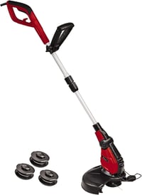 Elektrická strunová kosačka Einhell GC-ET 4530 set – motorová hlava sklopná do 4 polôh, otočná o 180°, hliníková teleskopická rukoväť, Flowerguard 1