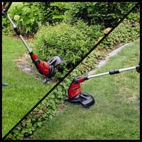 Elektrická strunová kosačka Einhell GC-ET 4530 set – motorová hlava sklopná do 4 polôh, otočná o 180°, hliníková teleskopická rukoväť, Flowerguard 4