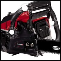 Benzínová reťazová píla Einhell GC-PC 2040 I, 50 cm³, dĺžka rezu 40 cm, motorová píla na záhradné práce 4