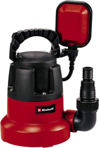 Pompă submersibilă Einhell GC-SP 3580 LL, 350 W, 8000 l/h, aspirație plată până la 1 mm, cu supapă de reținere 1