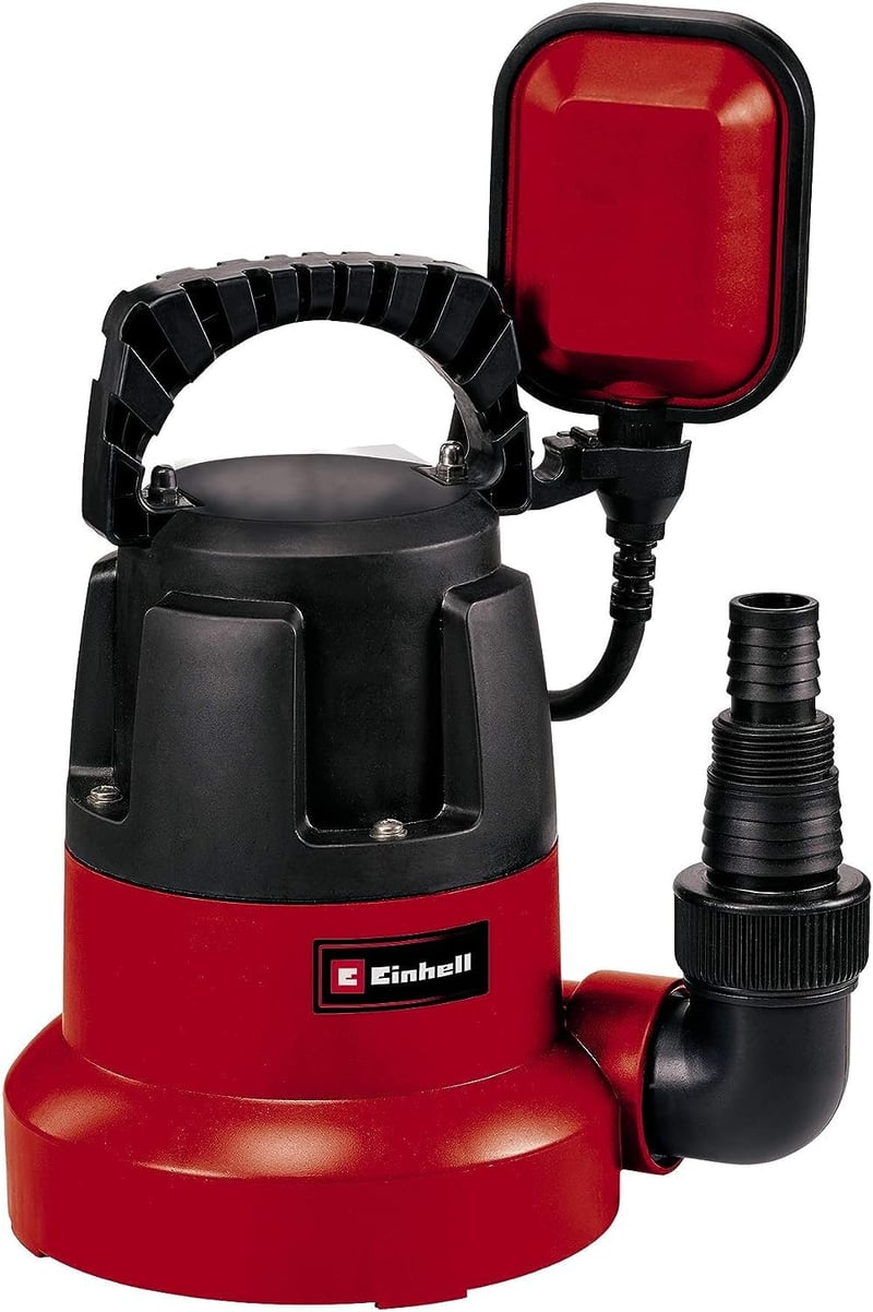 Pompă submersibilă Einhell GC-SP 3580 LL, 350 W, 8000 l/h, aspirație plată până la 1 mm, cu supapă de reținere