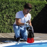 Pompă submersibilă Einhell GC-SP 3580 LL, 350 W, 8000 l/h, aspirație plată până la 1 mm, cu supapă de reținere 2