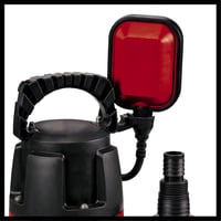 Pompă submersibilă Einhell GC-SP 3580 LL, 350 W, 8000 l/h, aspirație plată până la 1 mm, cu supapă de reținere 8