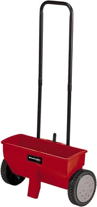 Posypový vozík Einhell GC-SR 12, 12 l zásobník, šírka záberu 45 cm, valec odolný voči korózii, kryt z nárazuvzdorného plastu 1