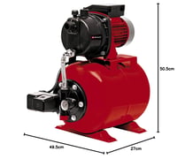 Einhell GC-WW 6538 Kućni hidrofor 650 W, 3,6 bara, 3800 l/h, visina dobave 36 m, tlačna sklopka, manometar, spremnik od 20 litara 7
