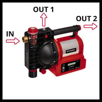 Einhell GE-AW 1246 N FS Automatska kućna vodovodna pumpa 1200 W 5 bar 4600 l/h s indikatorom razine vode i filtra te zaštitom od rada na suho 3