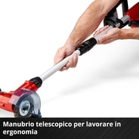 Einhell GE-CC 18 Li Solo Power X-Change Akumulátorový čistič škár 18V 1200 ot./min. Teleskopická rukoväť 10 cm kefy bez akumulátora a nabíjačky 7