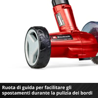 Einhell GE-CC 18 Li Solo Power X-Change Akumulátorový čistič škár 18V 1200 ot./min. Teleskopická rukoväť 10 cm kefy bez akumulátora a nabíjačky 6