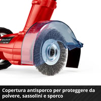 Einhell GE-CC 18 Li Solo Power X-Change Akumulátorový čistič škár 18V 1200 ot./min. Teleskopická rukoväť 10 cm kefy bez akumulátora a nabíjačky 10
