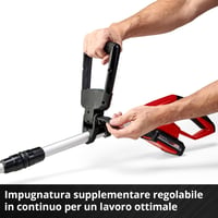 Einhell GE-CC 18 Li Solo Power X-Change Akumulátorový čistič škár 18V 1200 ot./min. Teleskopická rukoväť 10 cm kefy bez akumulátora a nabíjačky 8