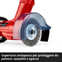 Einhell GE-CC 18 Li Solo Power X-Change Akumulátorový čistič škár 18V 1200 ot./min. Teleskopická rukoväť 10 cm kefy bez akumulátora a nabíjačky 9