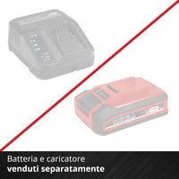 Einhell GE-CC 18 Li Solo Power X-Change Akumulátorový čistič škár 18V 1200 ot./min. Teleskopická rukoväť 10 cm kefy bez akumulátora a nabíjačky 4