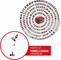 Einhell GE-CC 18 Li Solo Power X-Change Akumulátorový čistič škár 18V 1200 ot./min. Teleskopická rukoväť 10 cm kefy bez akumulátora a nabíjačky 2